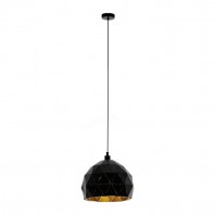 Eglo-ROCCAFORTE Medium ( 300mm ) Pendant Light - Steel